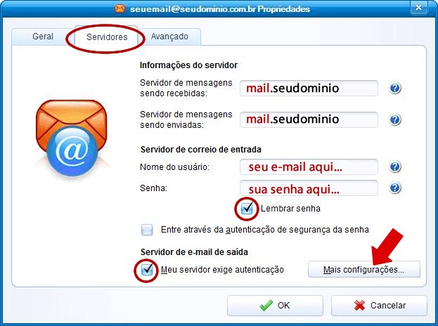 IncredMail - Contas