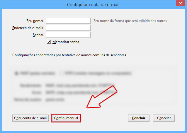 Email no Thunderbird - Configuração