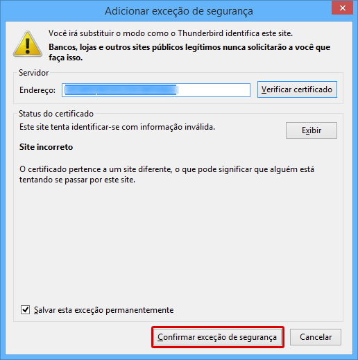 Email no Thunderbird - Configuração