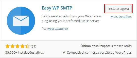 Como enviar e-mail autenticado no WordPress - Segundo passo