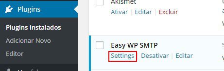 Como enviar e-mail autenticado no WordPress - Terceiro passo