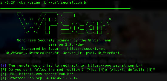 Como instalar WPSCAN e encontrar vulnerabilidades no WordPress - SECNET