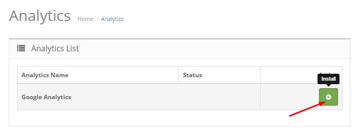 Google Analytics no OpenCart: Como configurar - passo 5