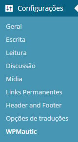 Como configurar o pixel de rastreamento no Mautic - Passo 2