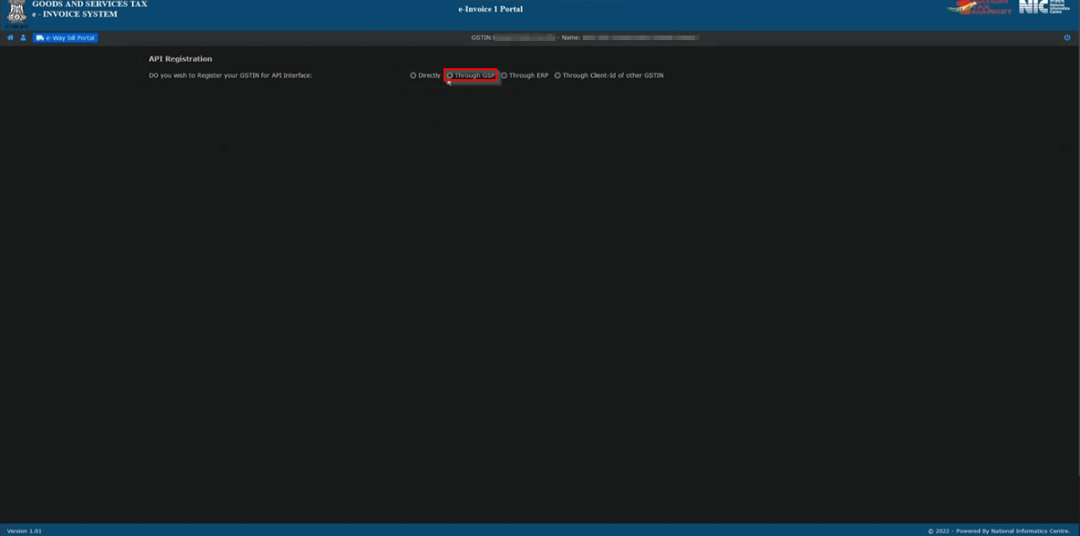 Create API credentials - Sandbox