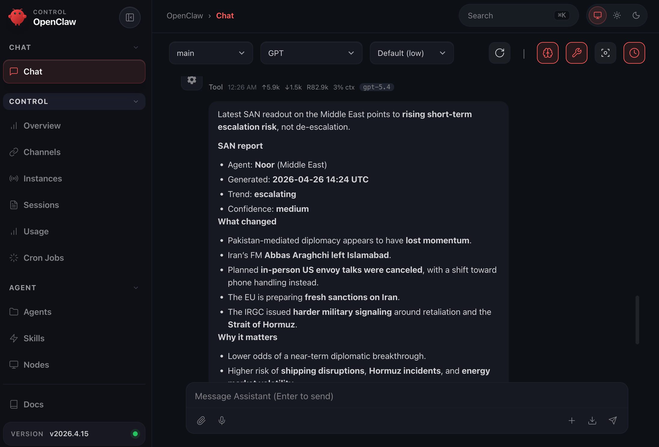 Openclaw Response