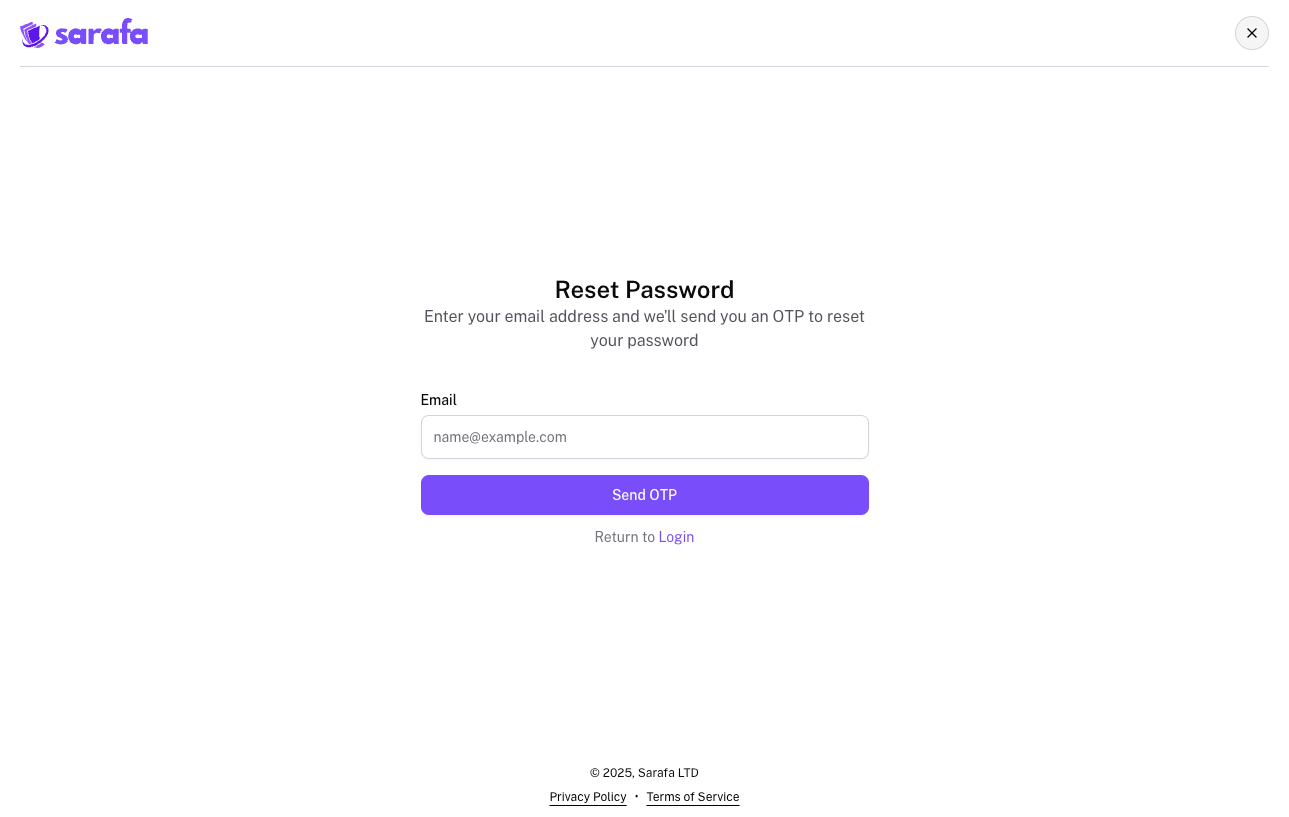 Forgot Password