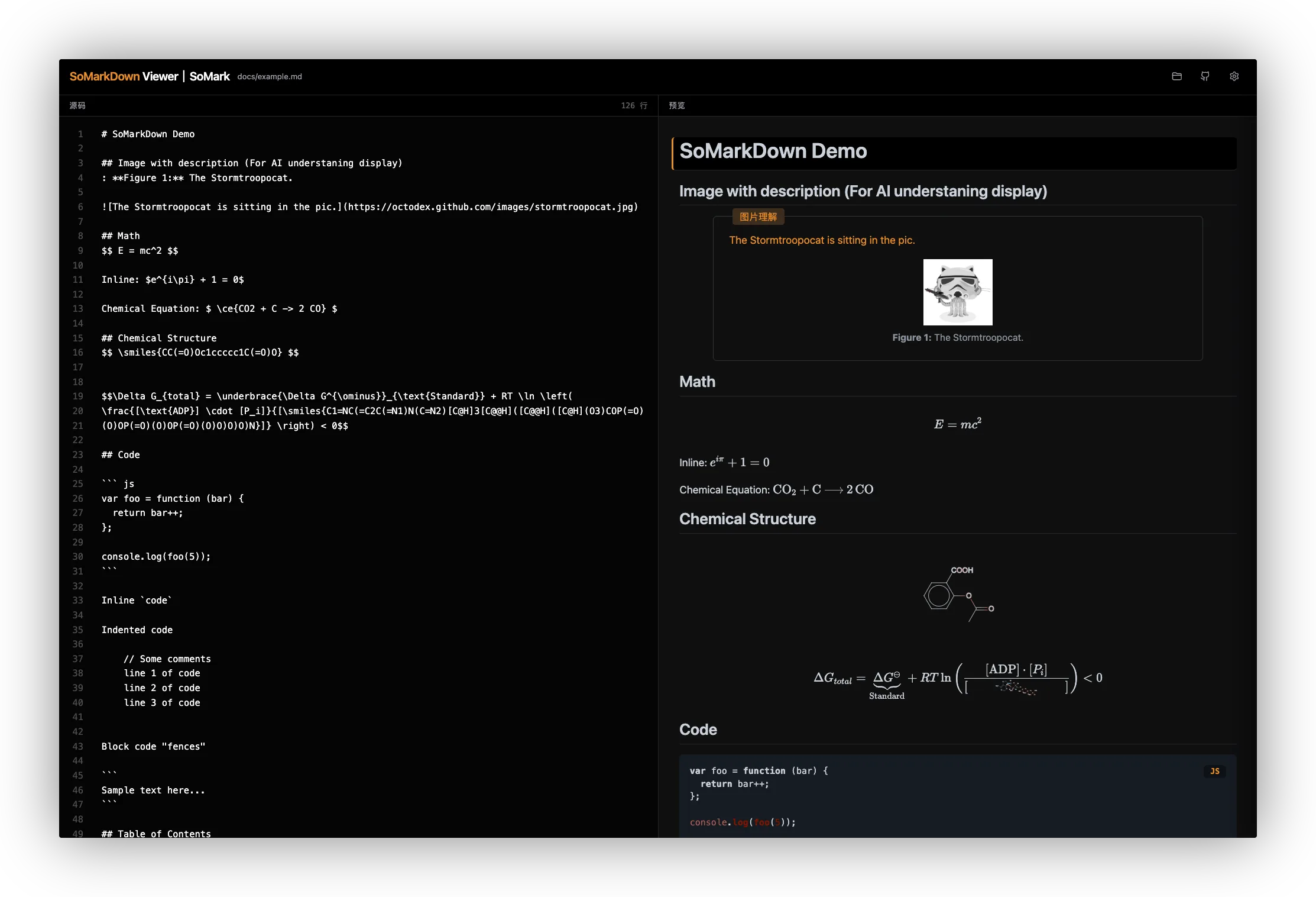 SoMarkDown-Viewer