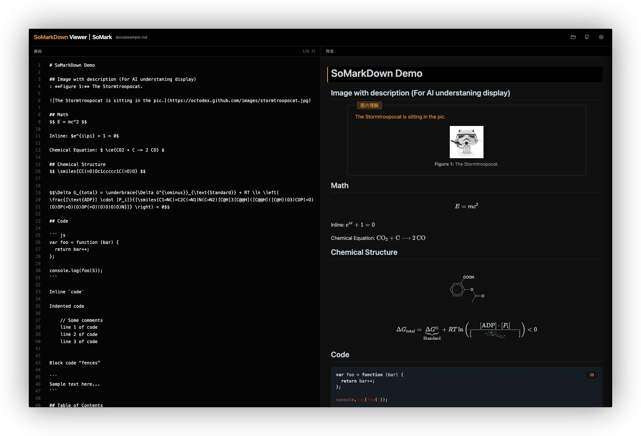 SoMarkDown-Viewer