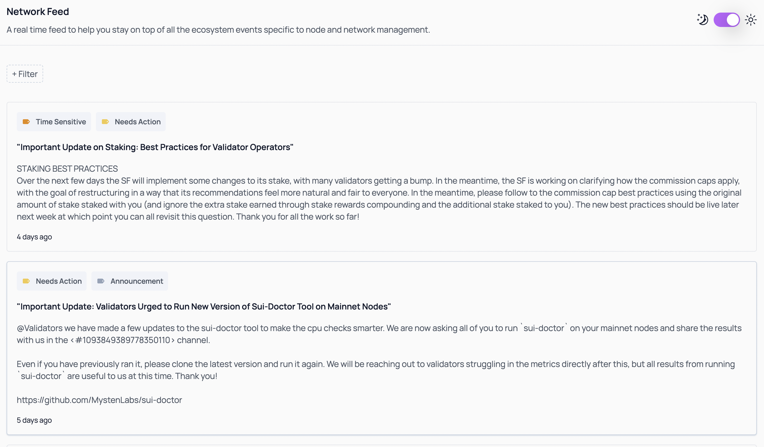 Network intelligence