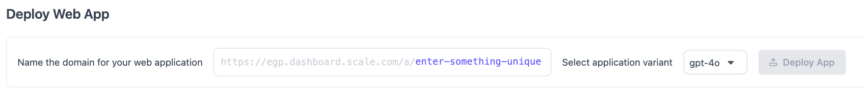 Deploy Application