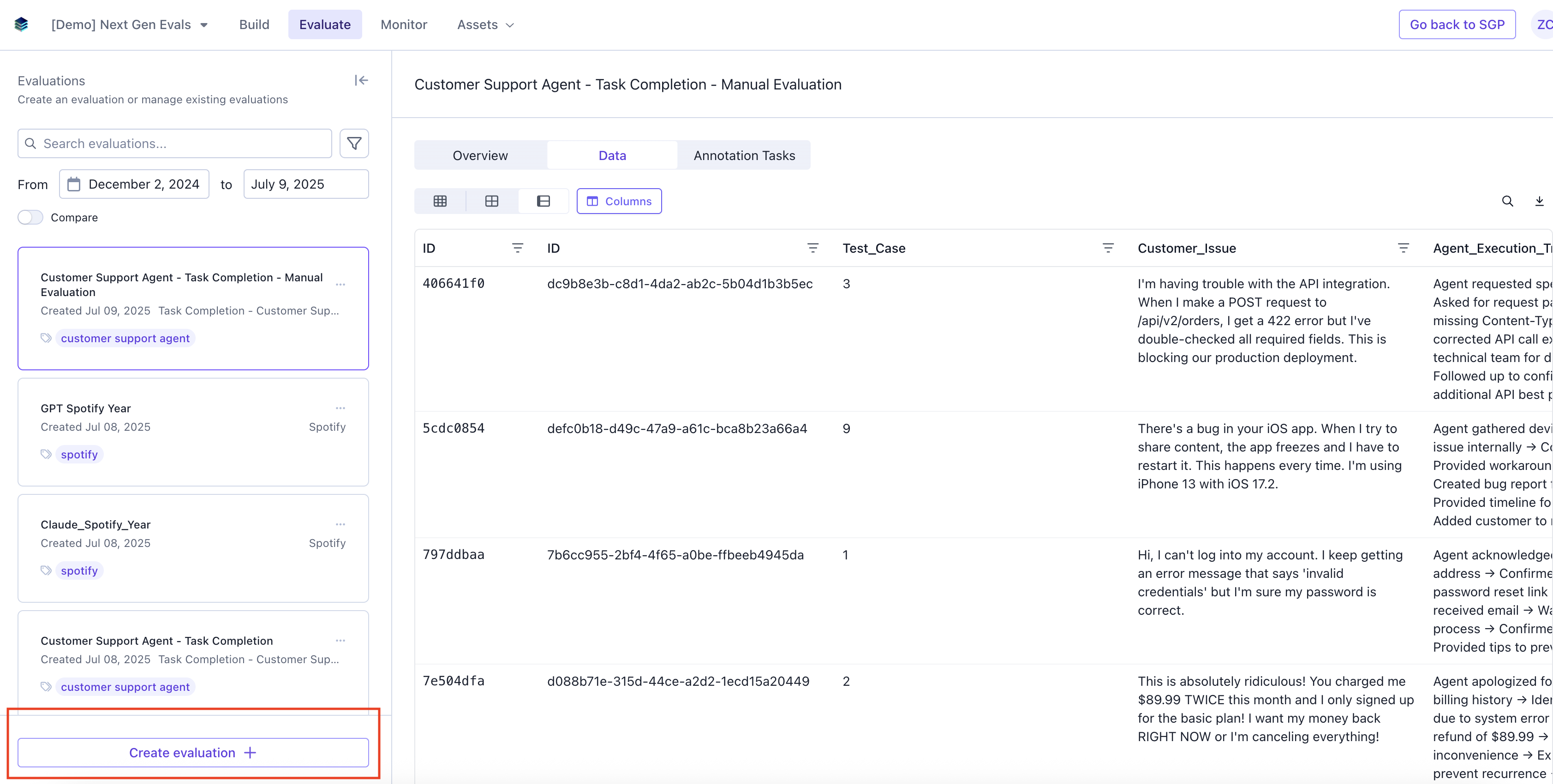 create-evaluation
