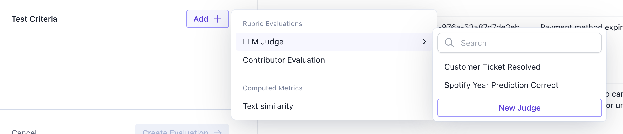 create-evaluation