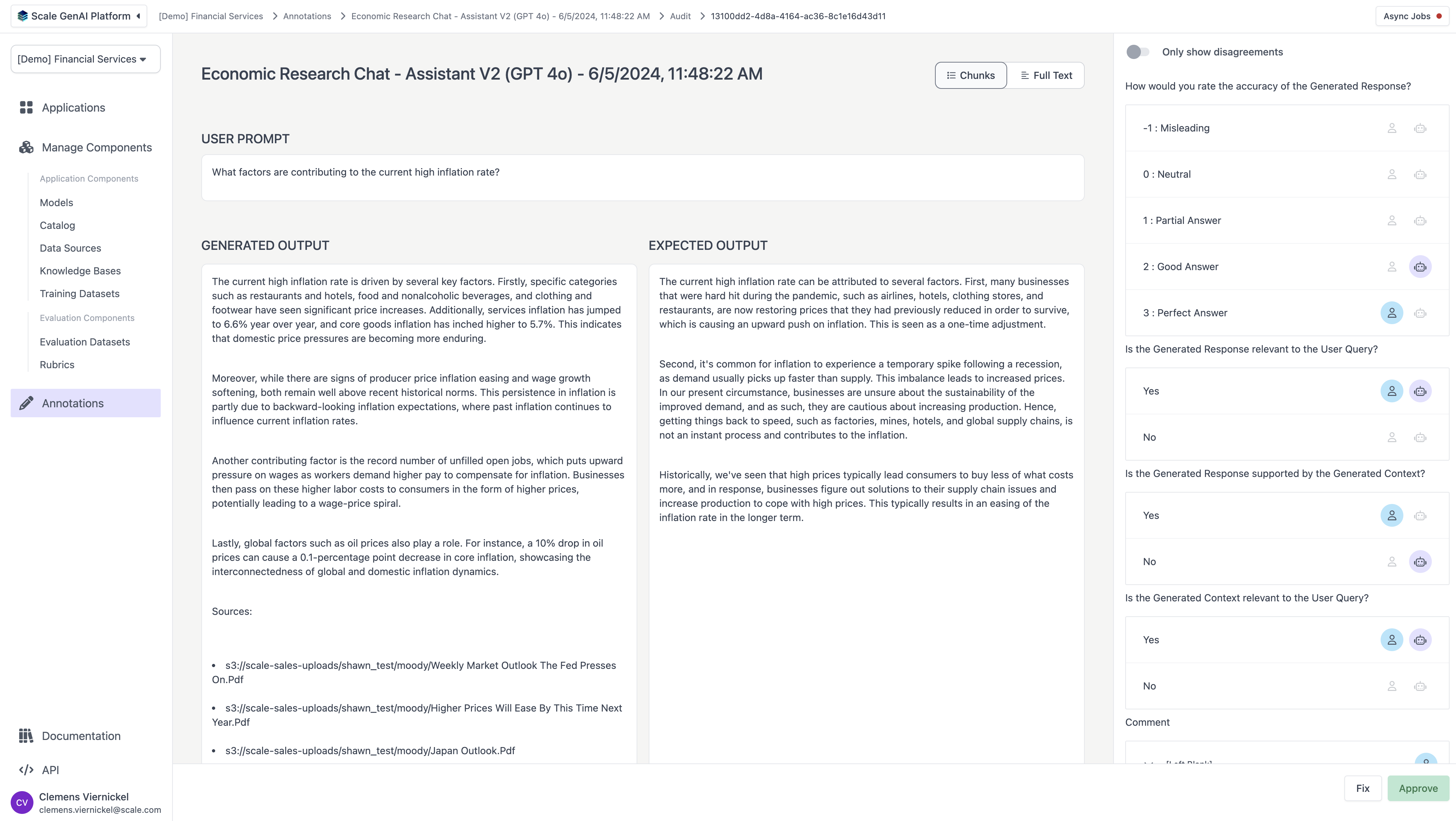 Audit tasks in annotation projects.