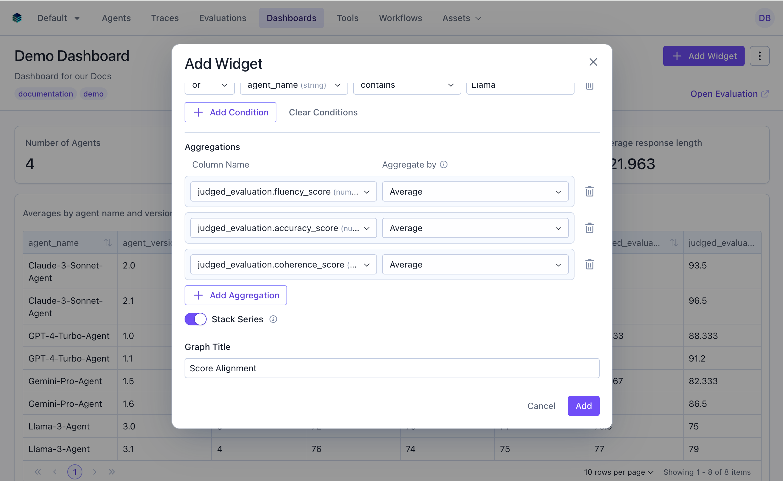 Histogram Aggregation Builder