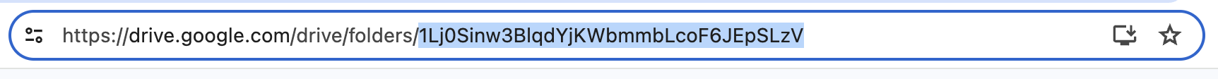 Google Drive Folder ID