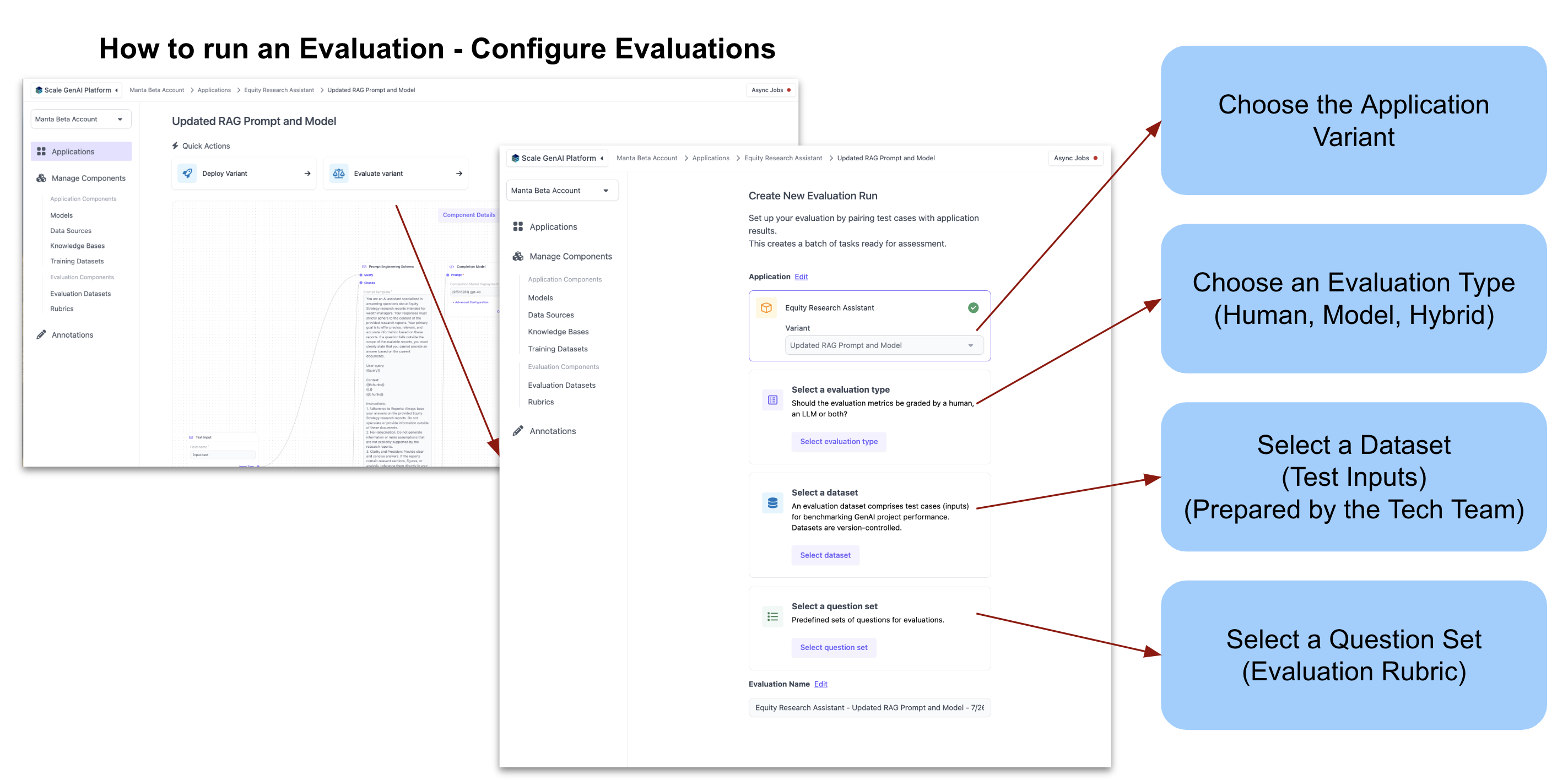 Create New Evaluation Run