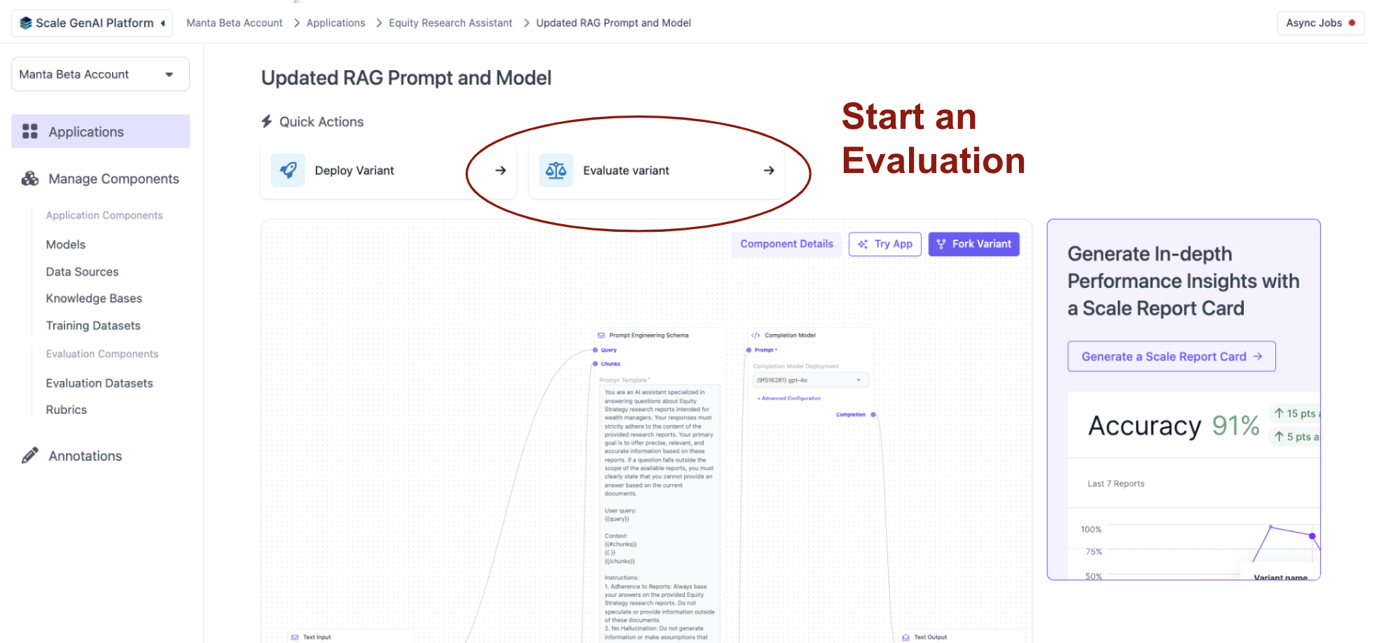 Start Evaluation Run