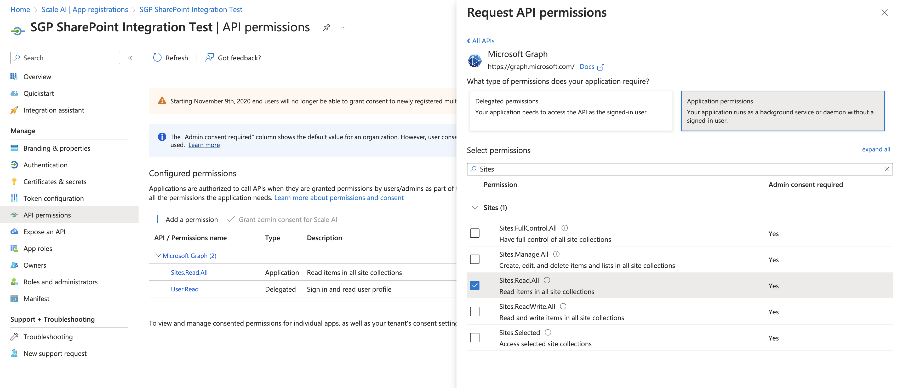 Add Permission