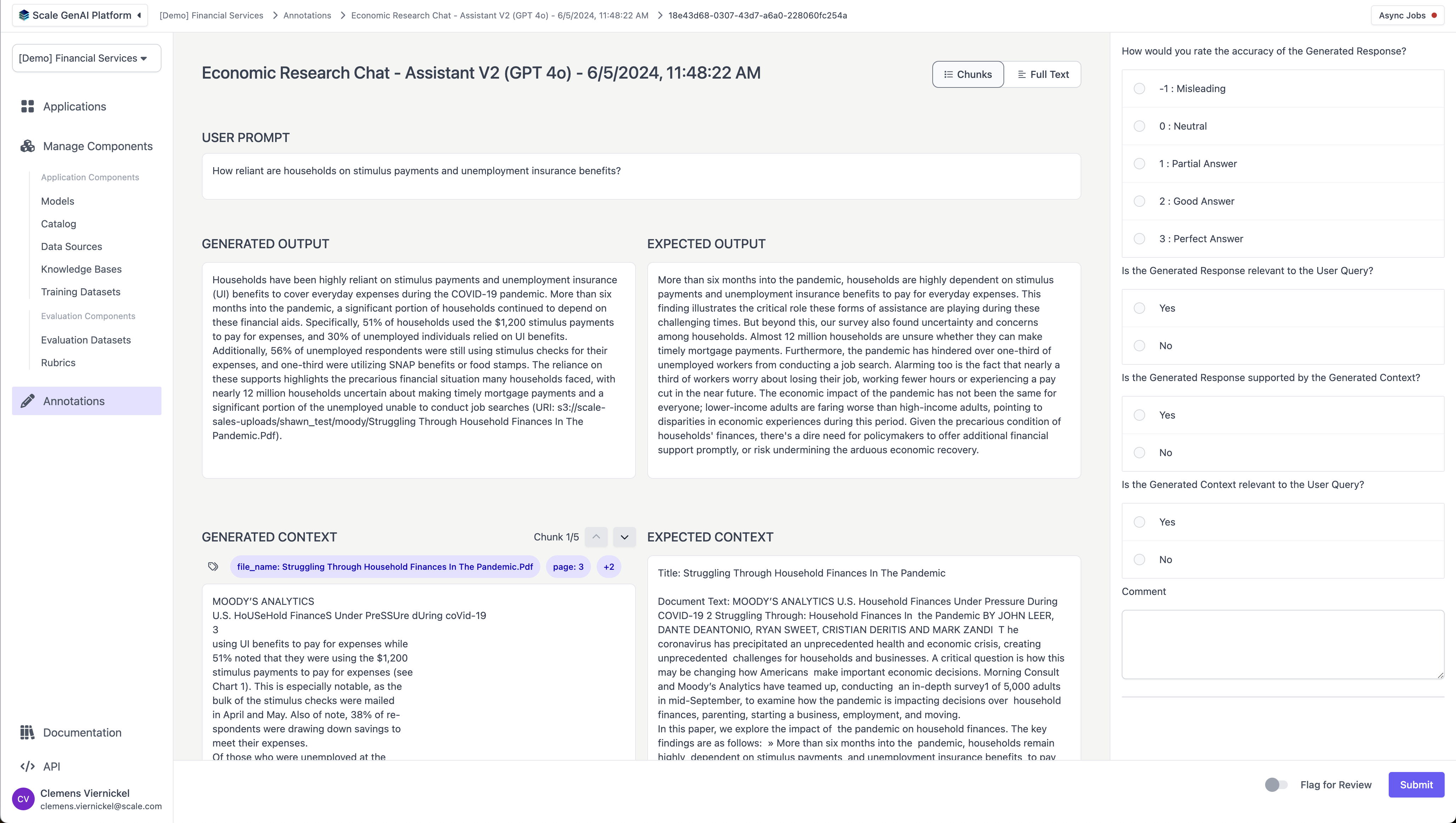 Label tasks for annotation in SGP.