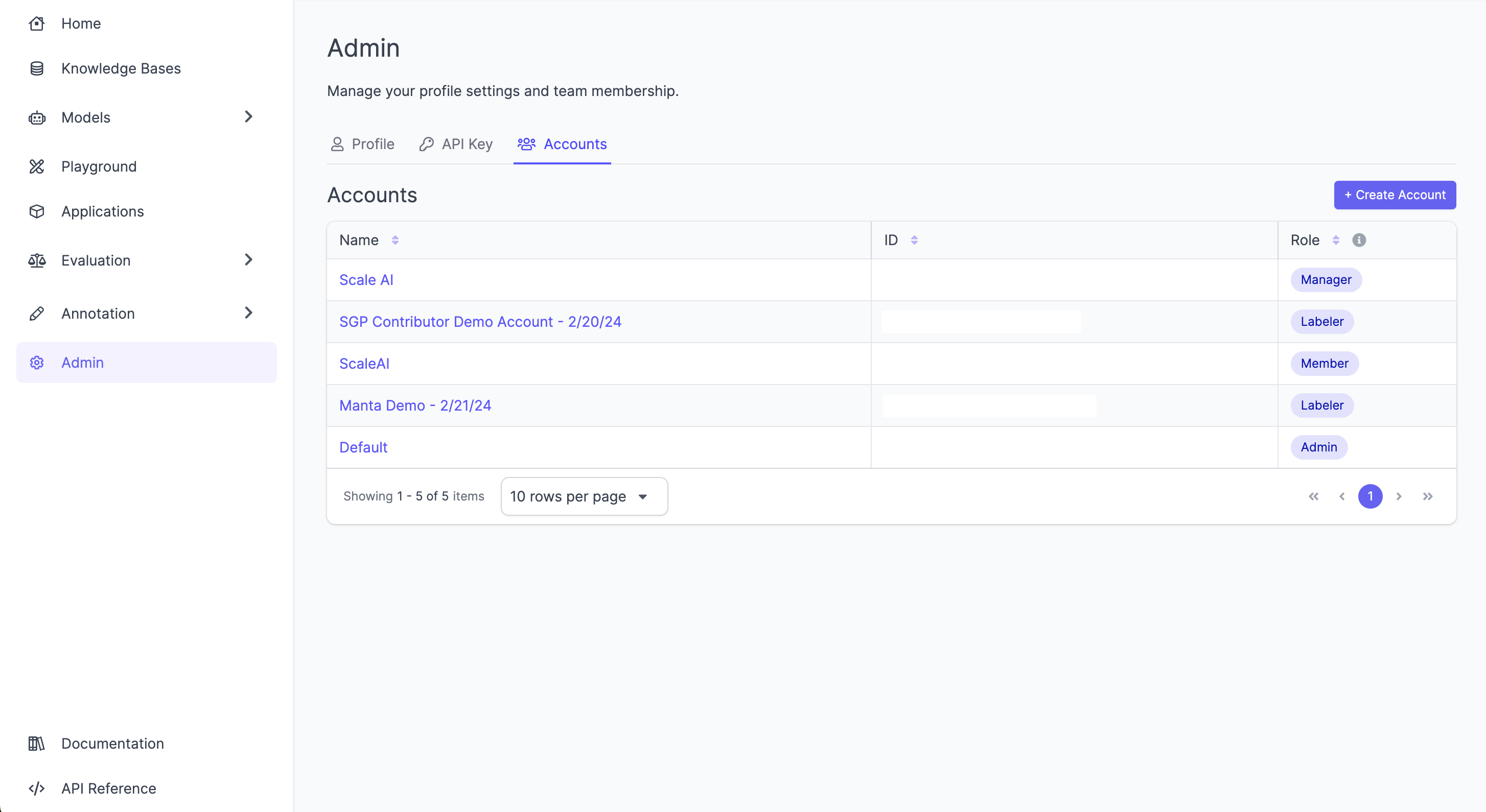 Admin Dashboard