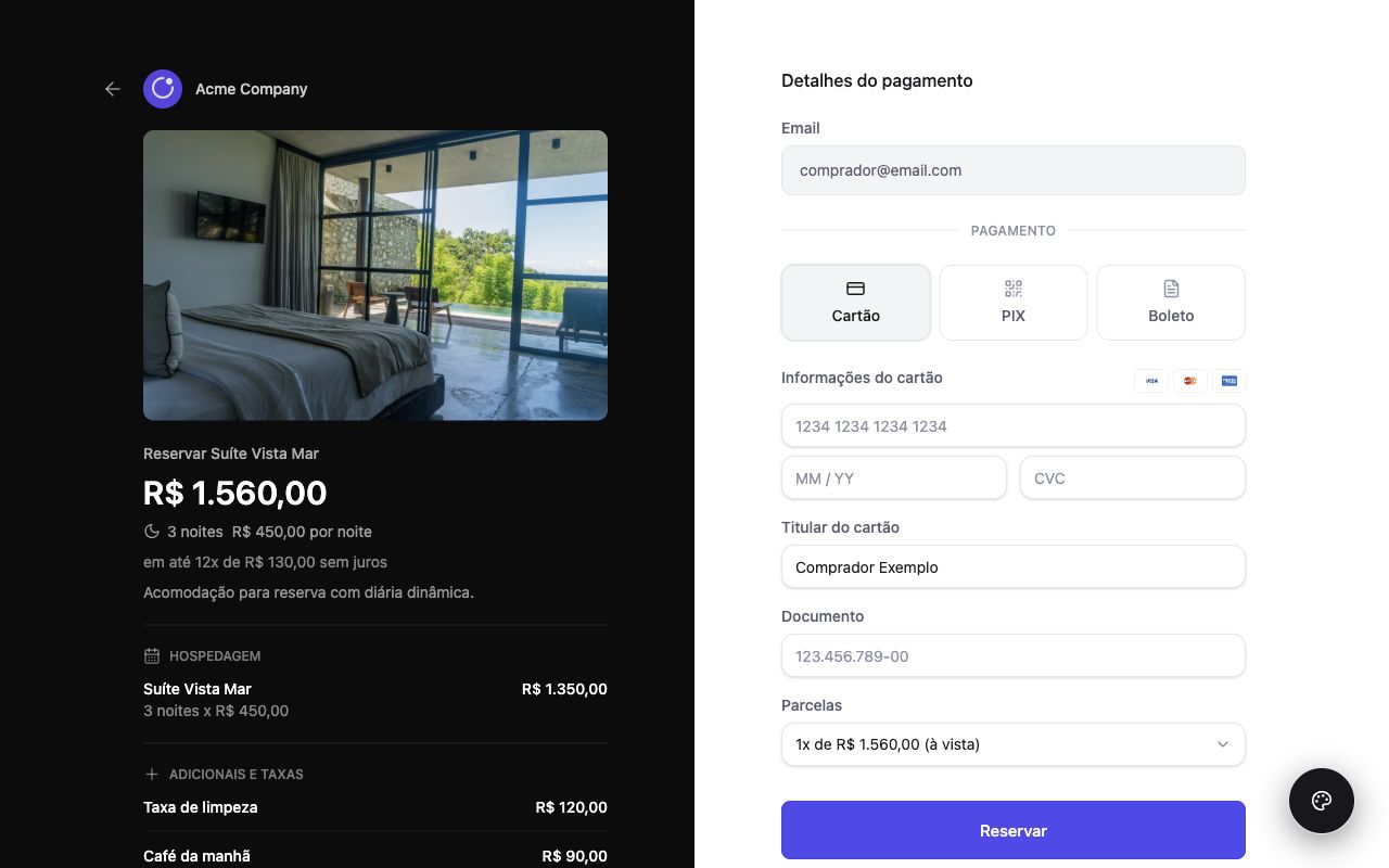 Miniatura do template booking com estadia, noites e adicionais