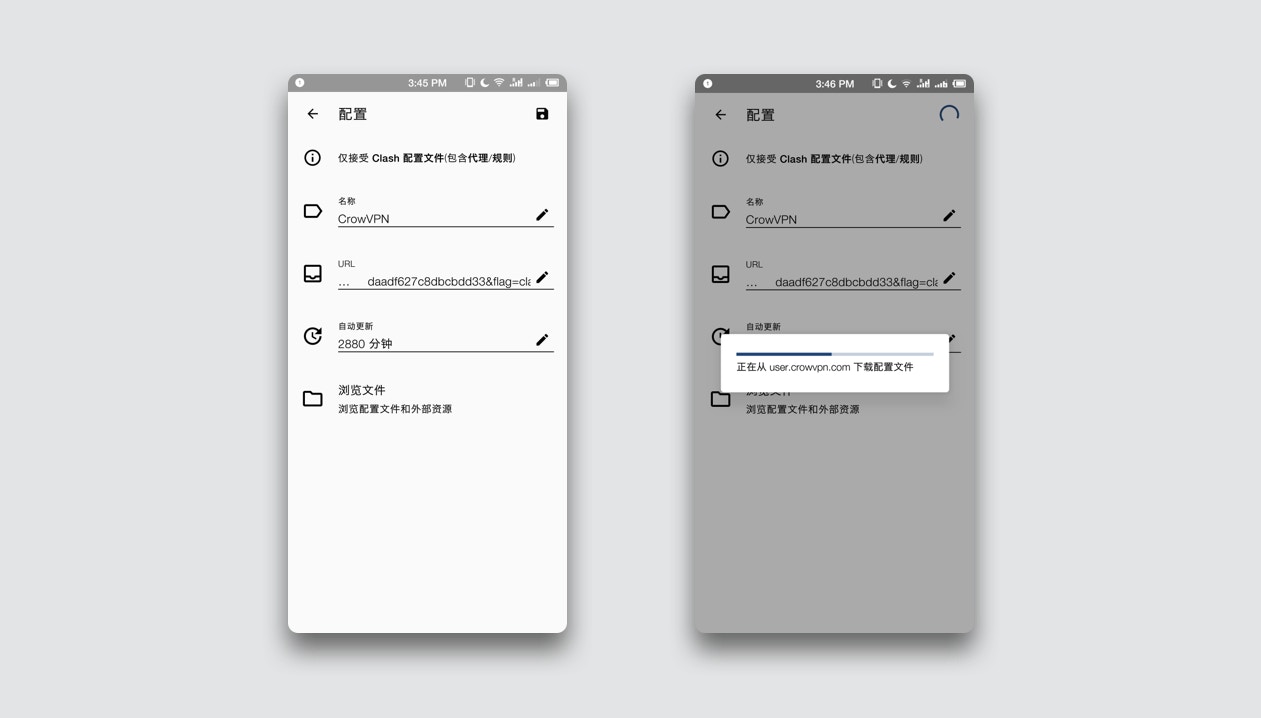 添加 CrowVPN 节点