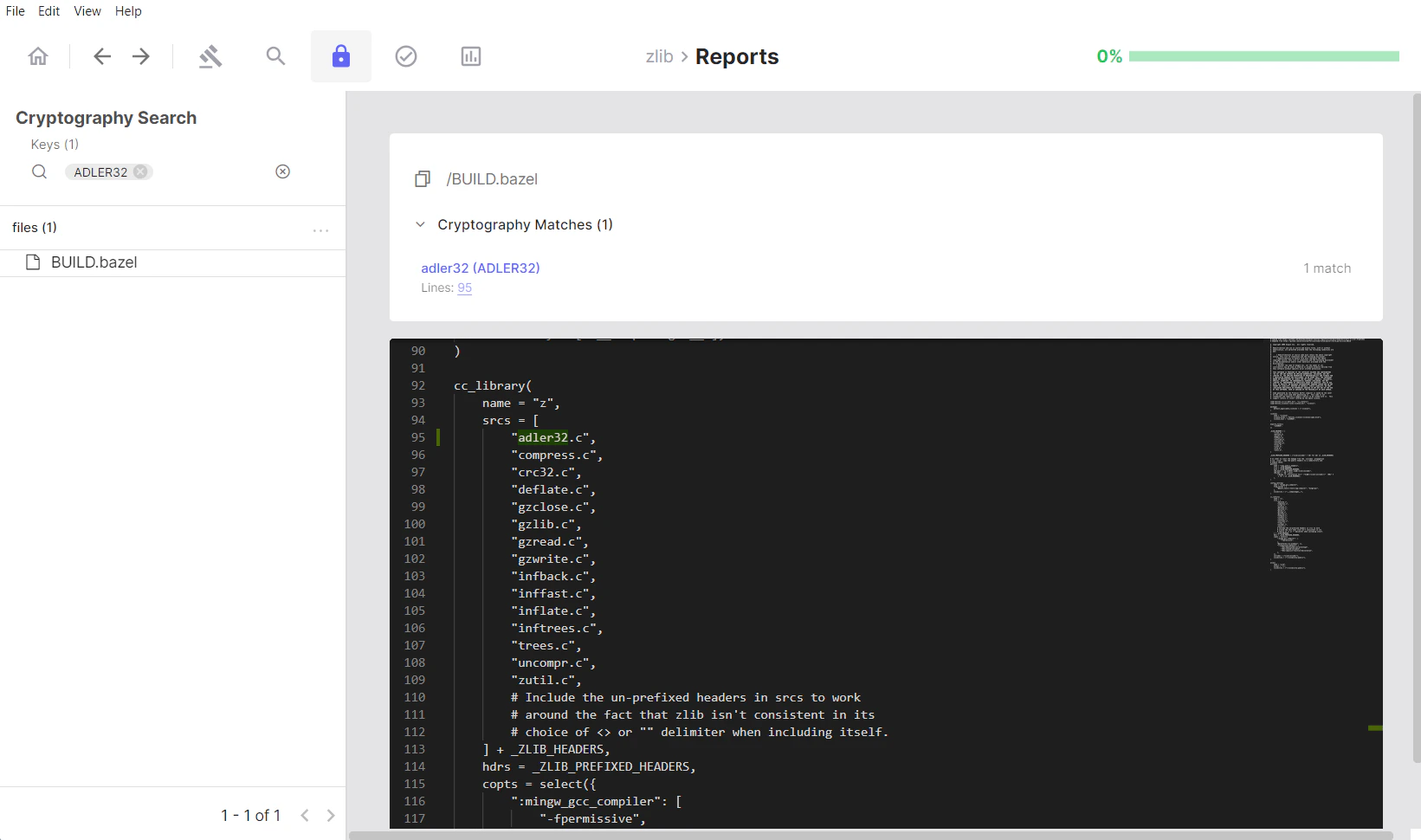 crypto-file-selection