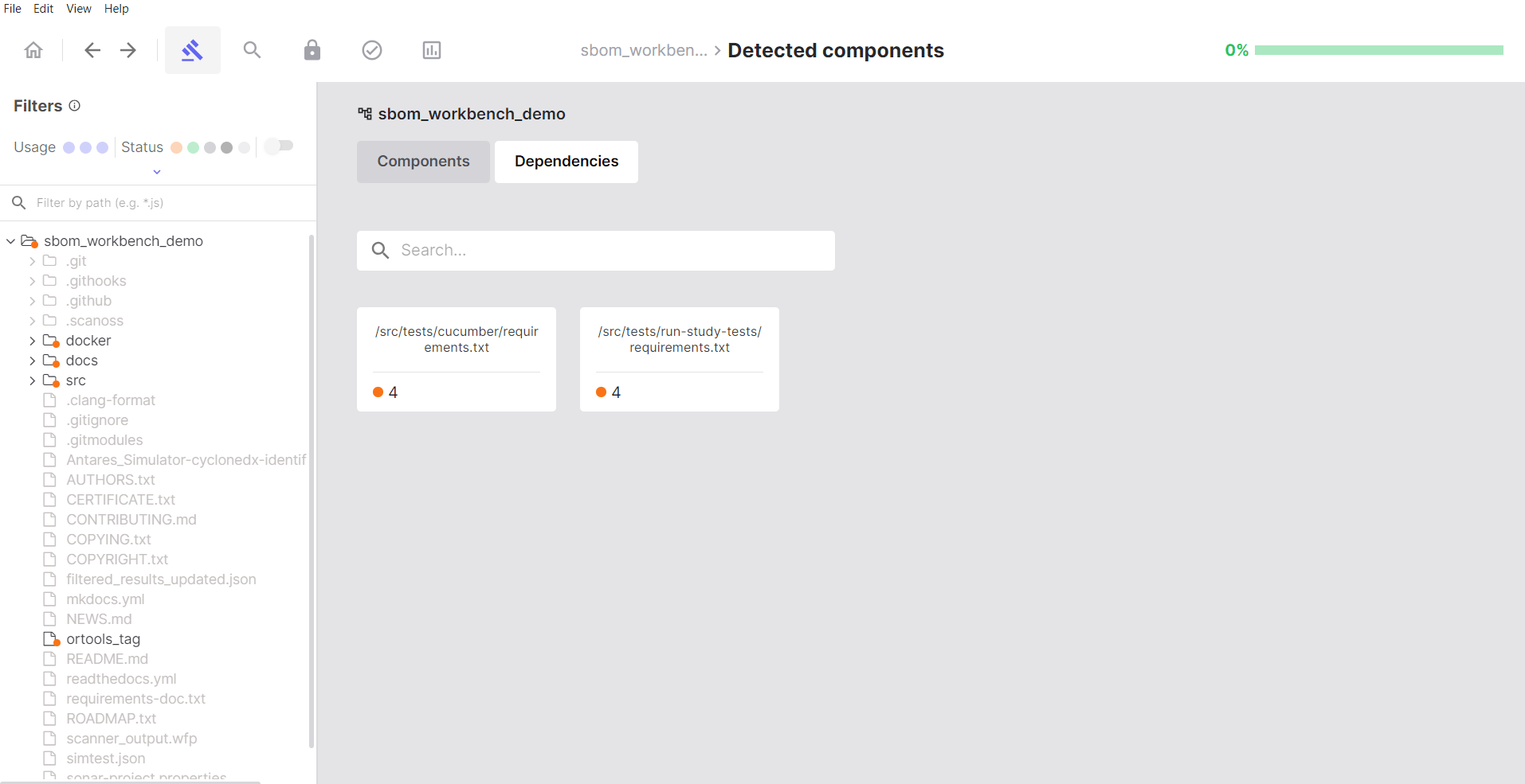 dependencies-components