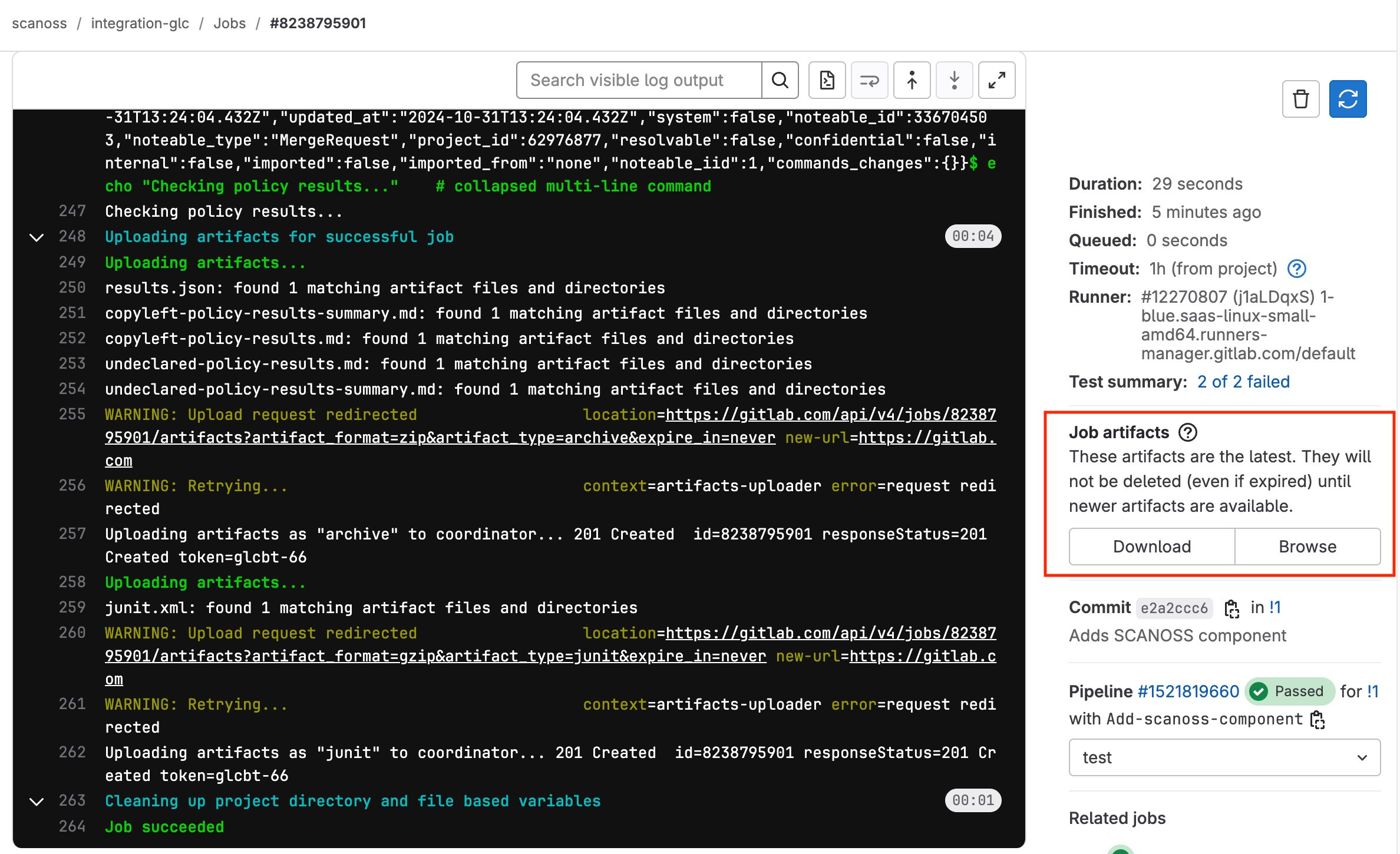 gitlab-artifacts