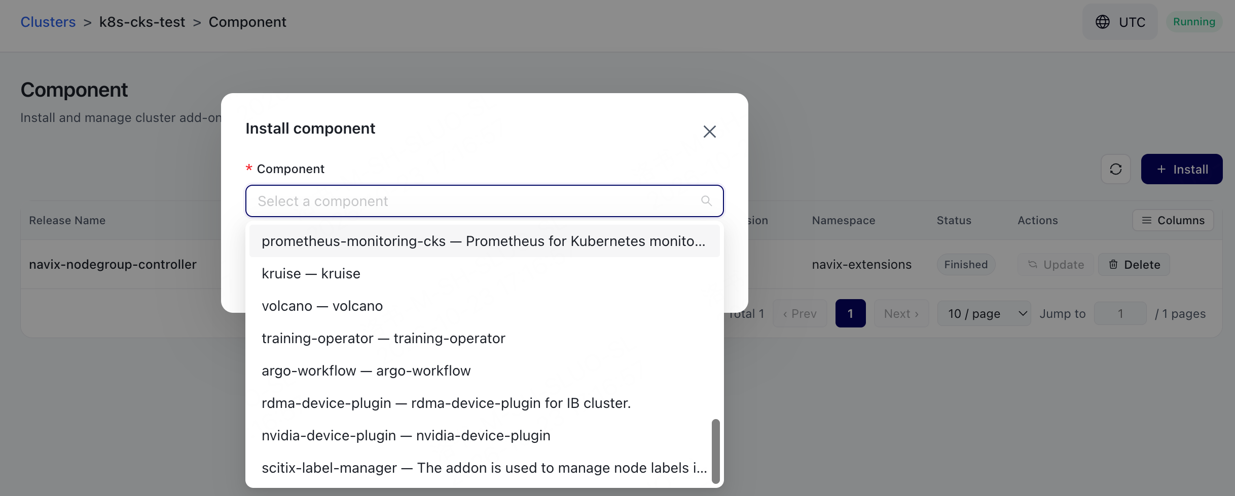 Install Cluster Components