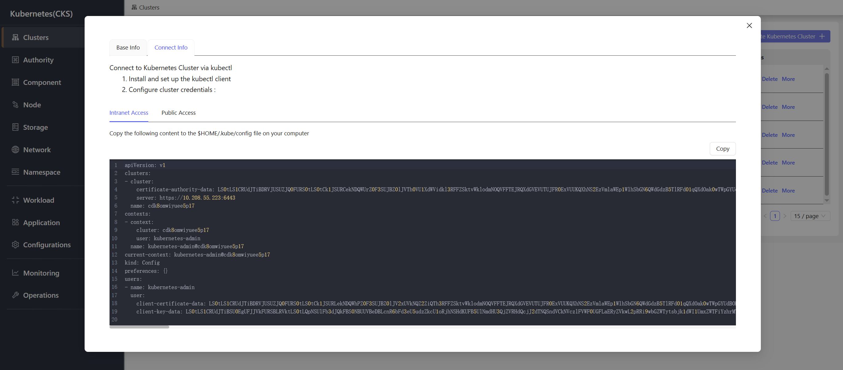 Connect Info - Intranet Access