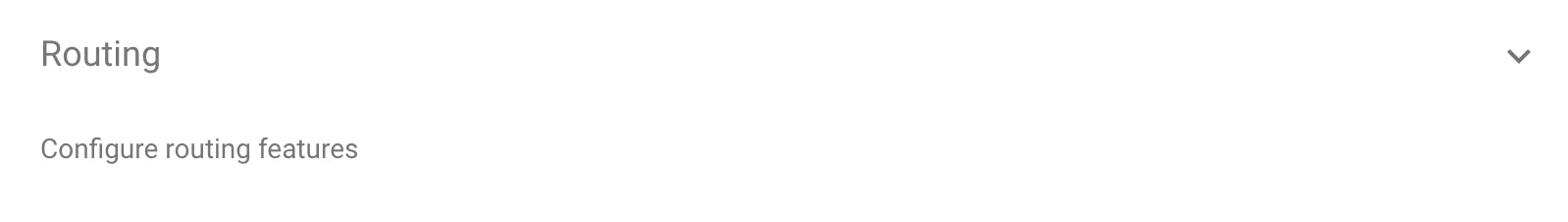 Google AdminのGmail Routingセクション