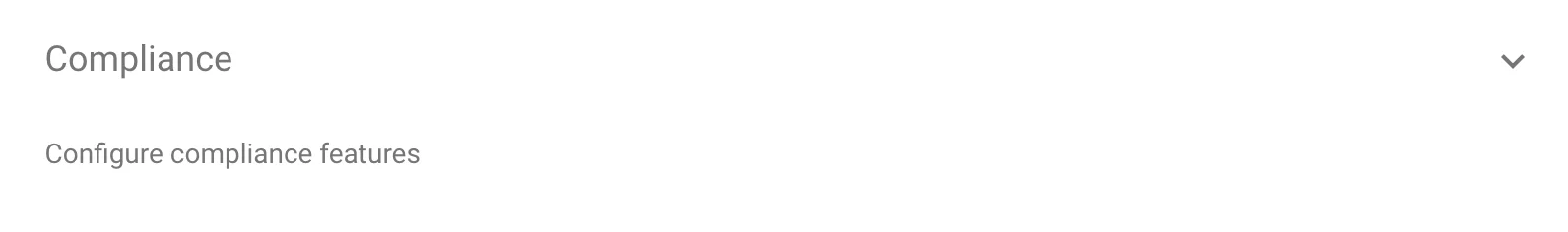 Google AdminのGmail Complianceセクション