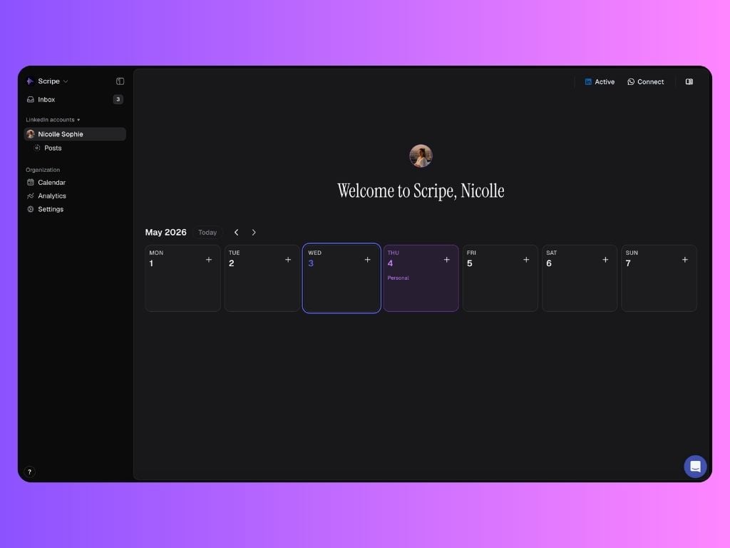 4 New Client View