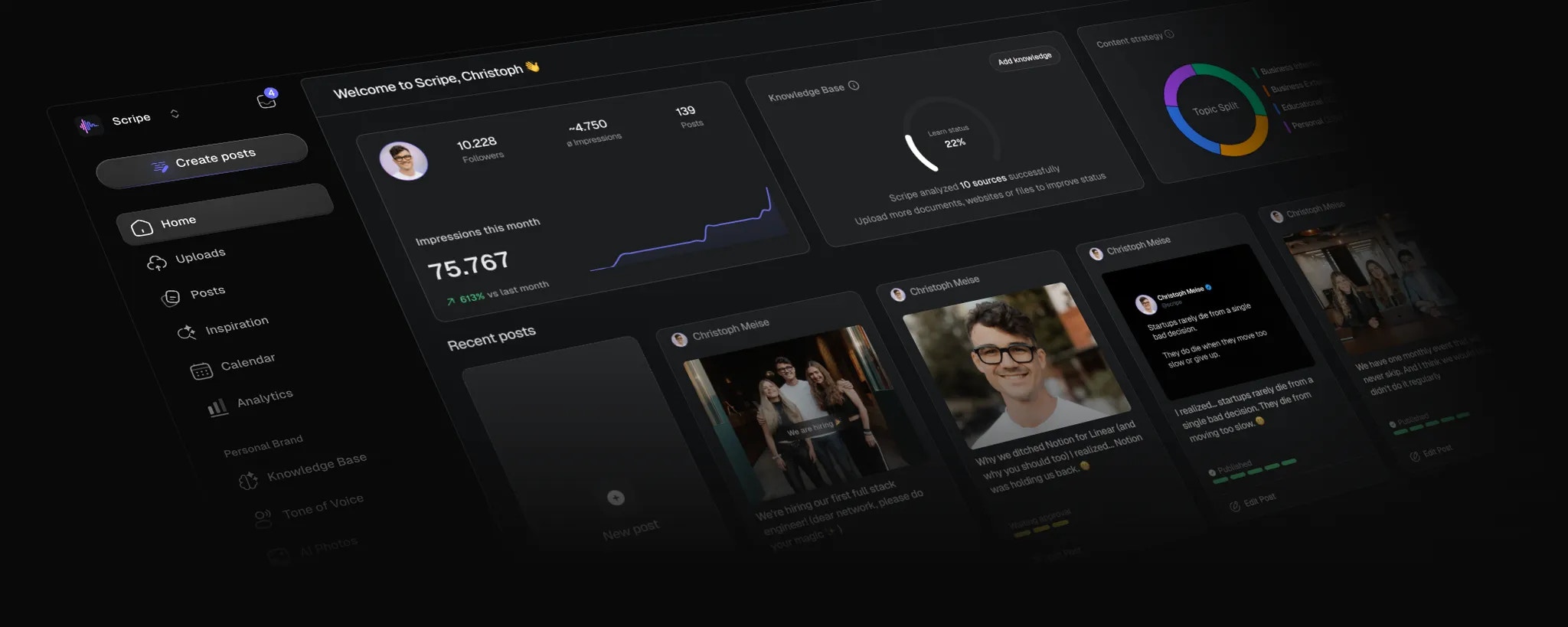 New Dashboard Banner Web
