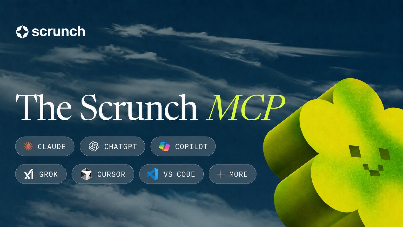 Scrunch MCP banner