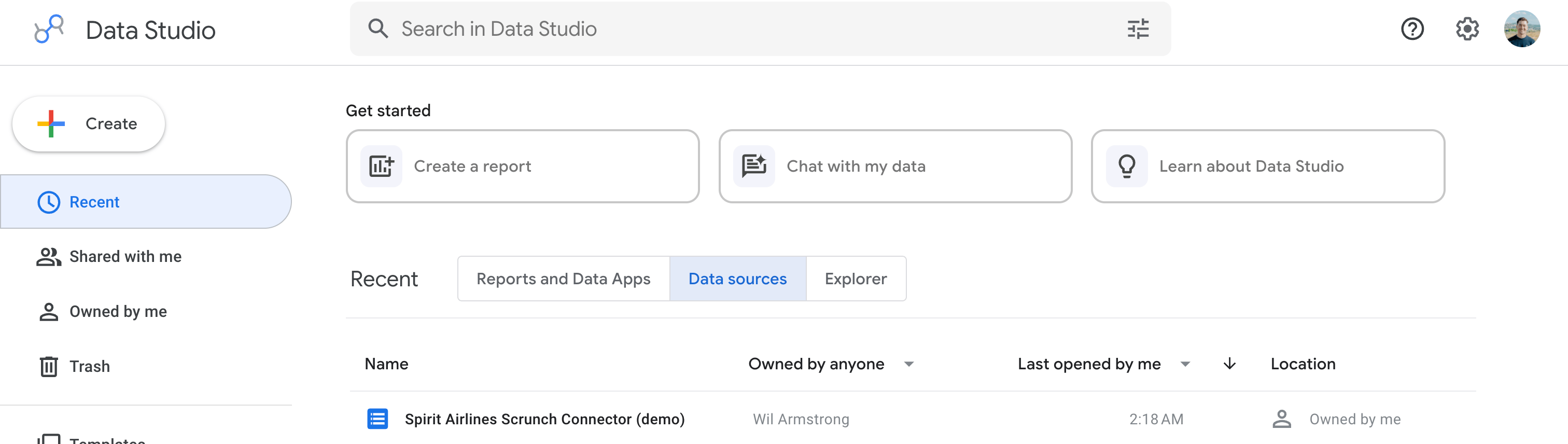 Data Sources reset