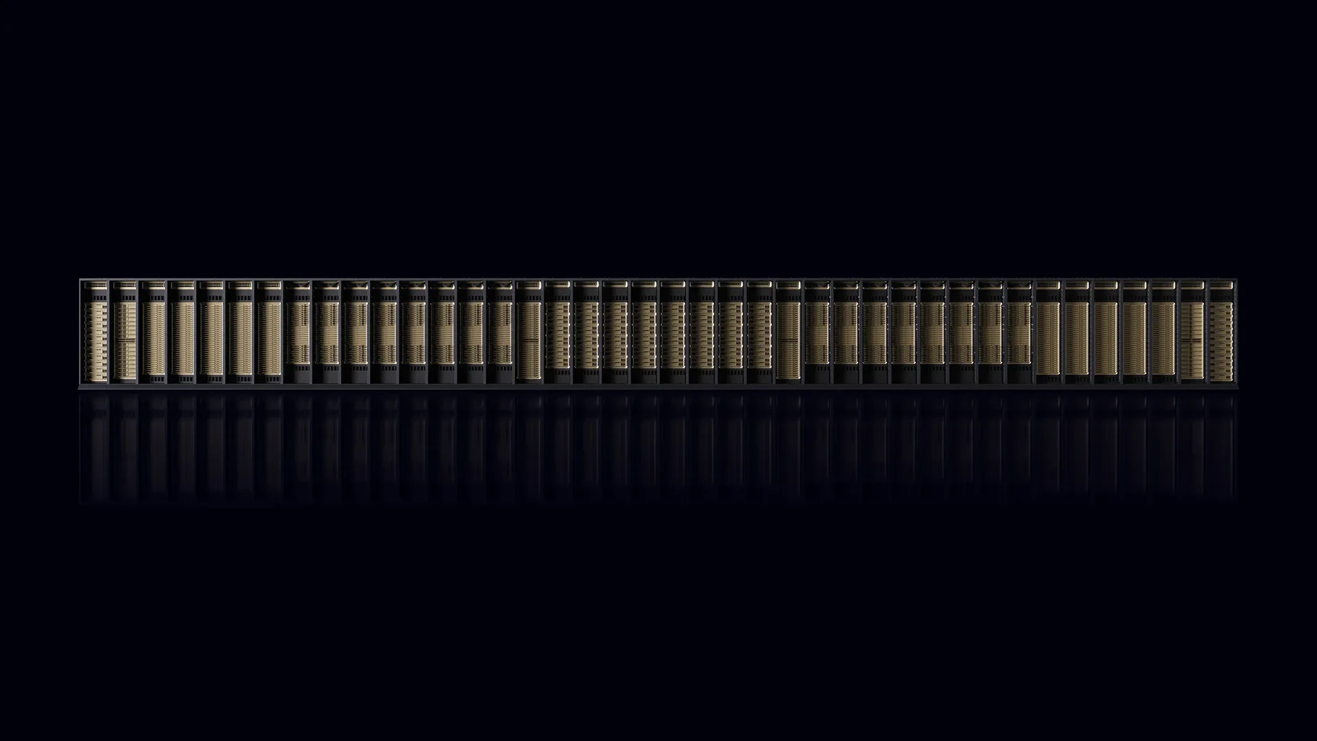NVIDIA Vera Rubin POD consisting of 40 racks forming one AI supercomputer