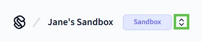 Use the Seam Console workspace switcher to switch between workspaces and create new workspaces.