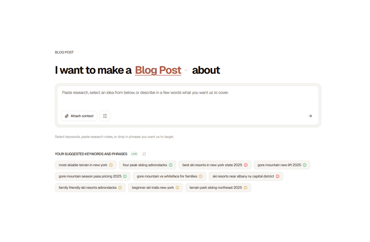 Blog Post Generation