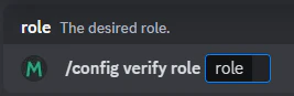 Verification Roles Step 1