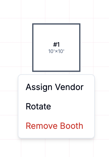 Booth Management Options