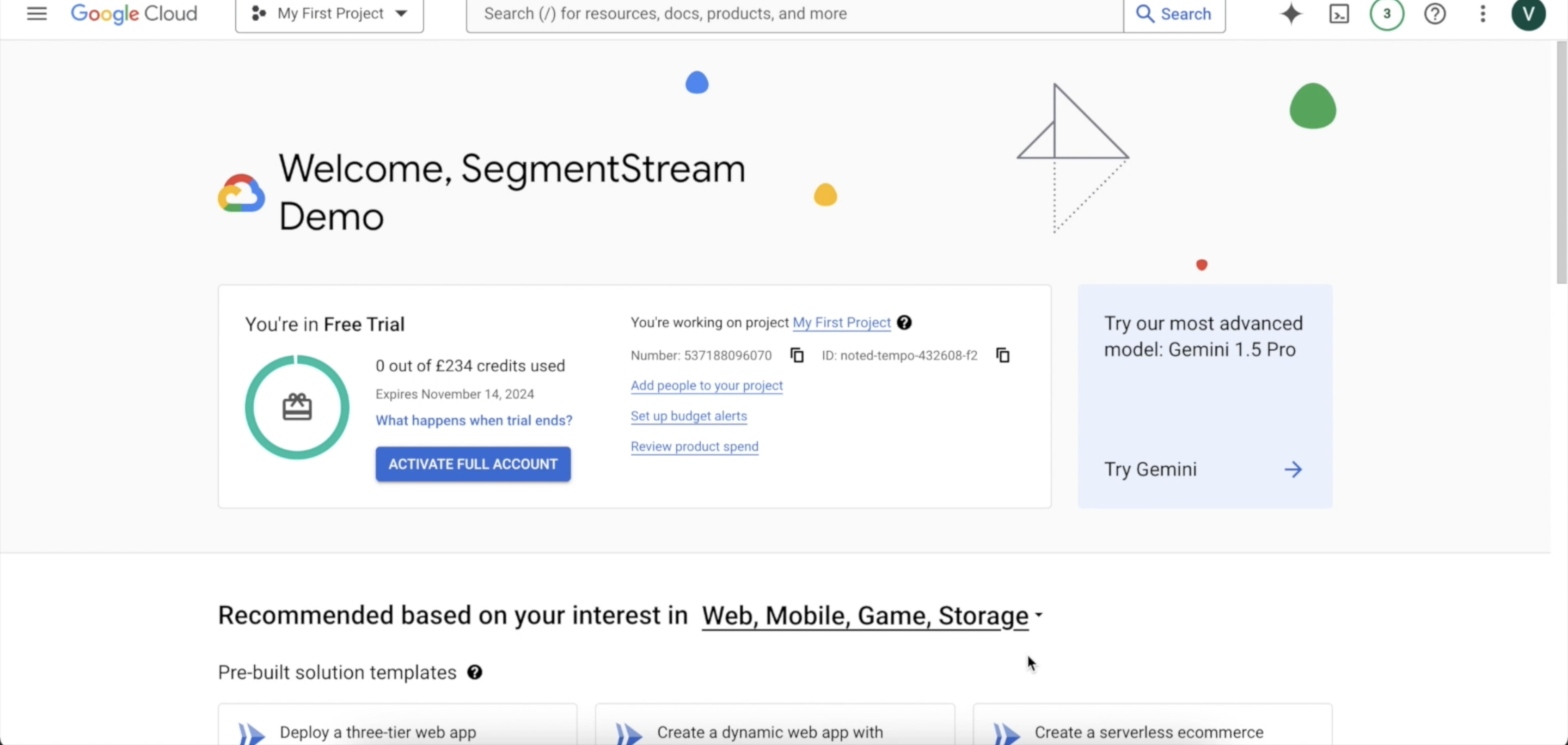 Activate full account