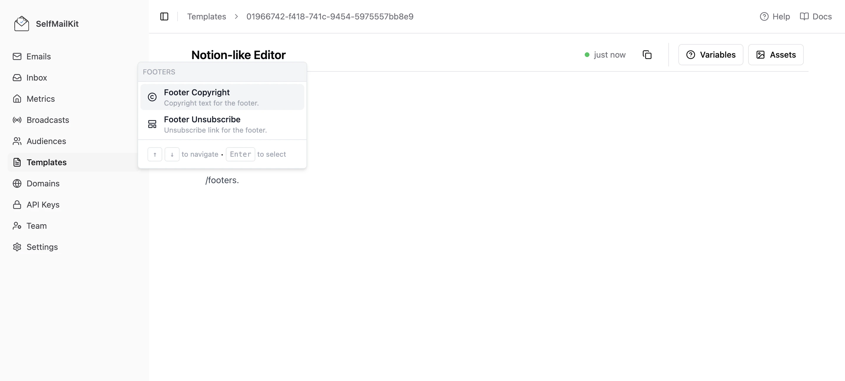 Unsubscribe Footer