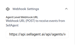 Agent Webhook