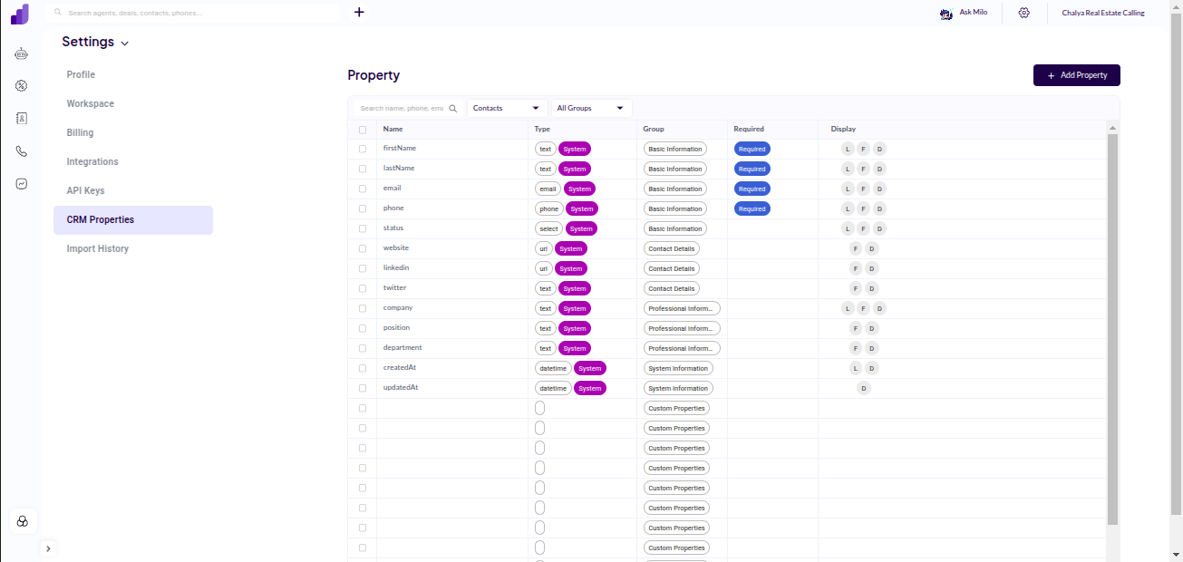 Add Custom Property Screenshot