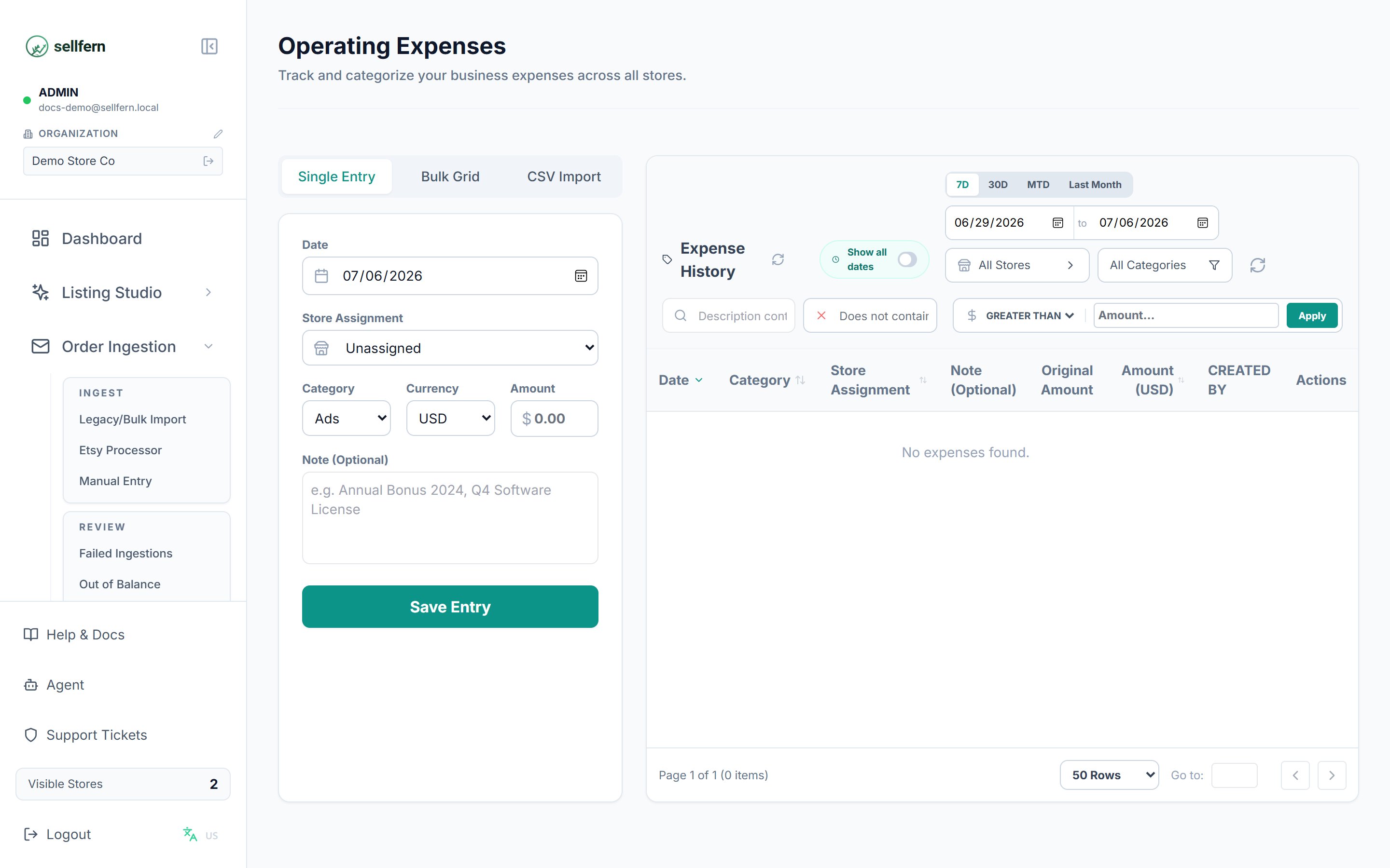 Operating Expenses