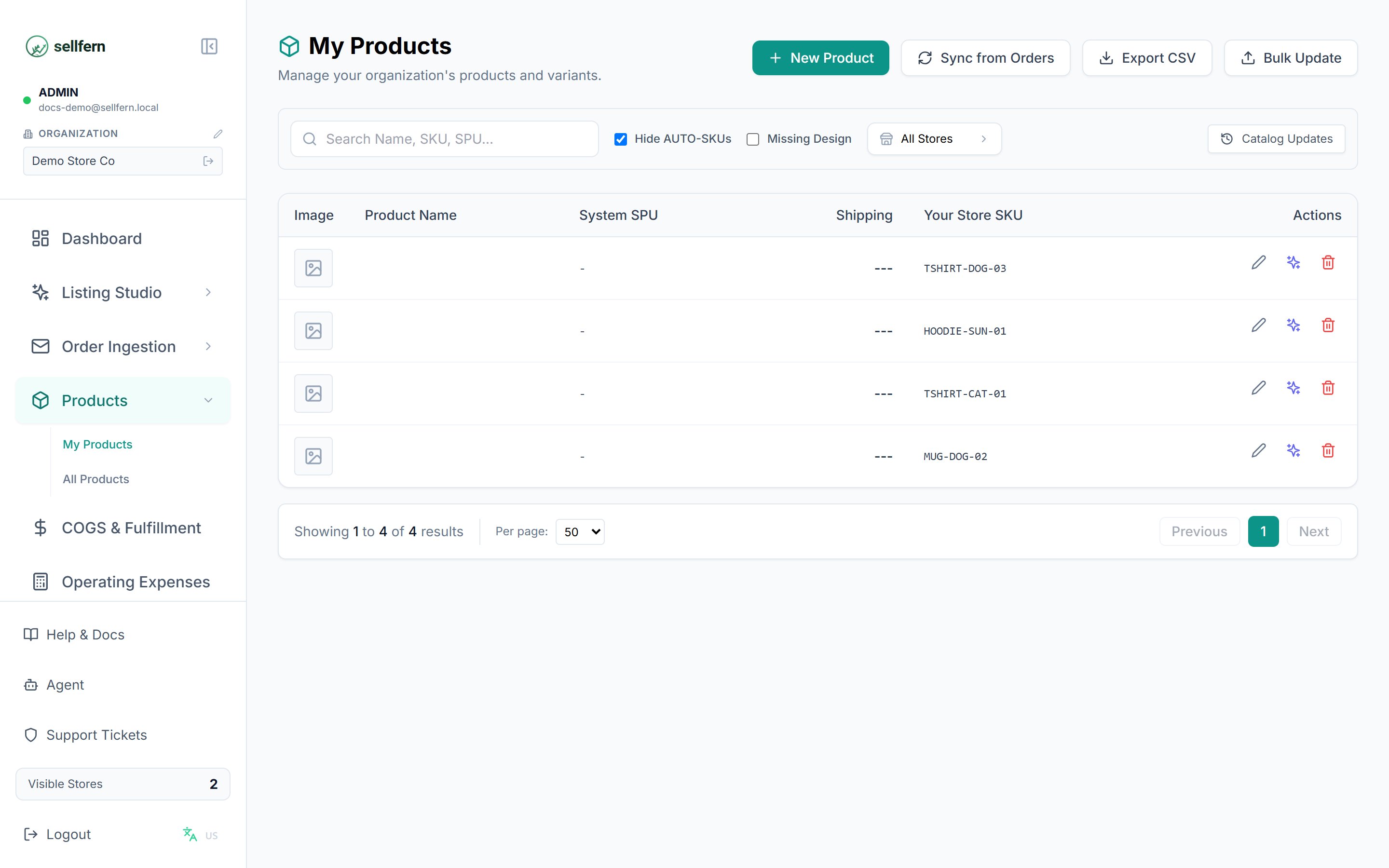 My Products