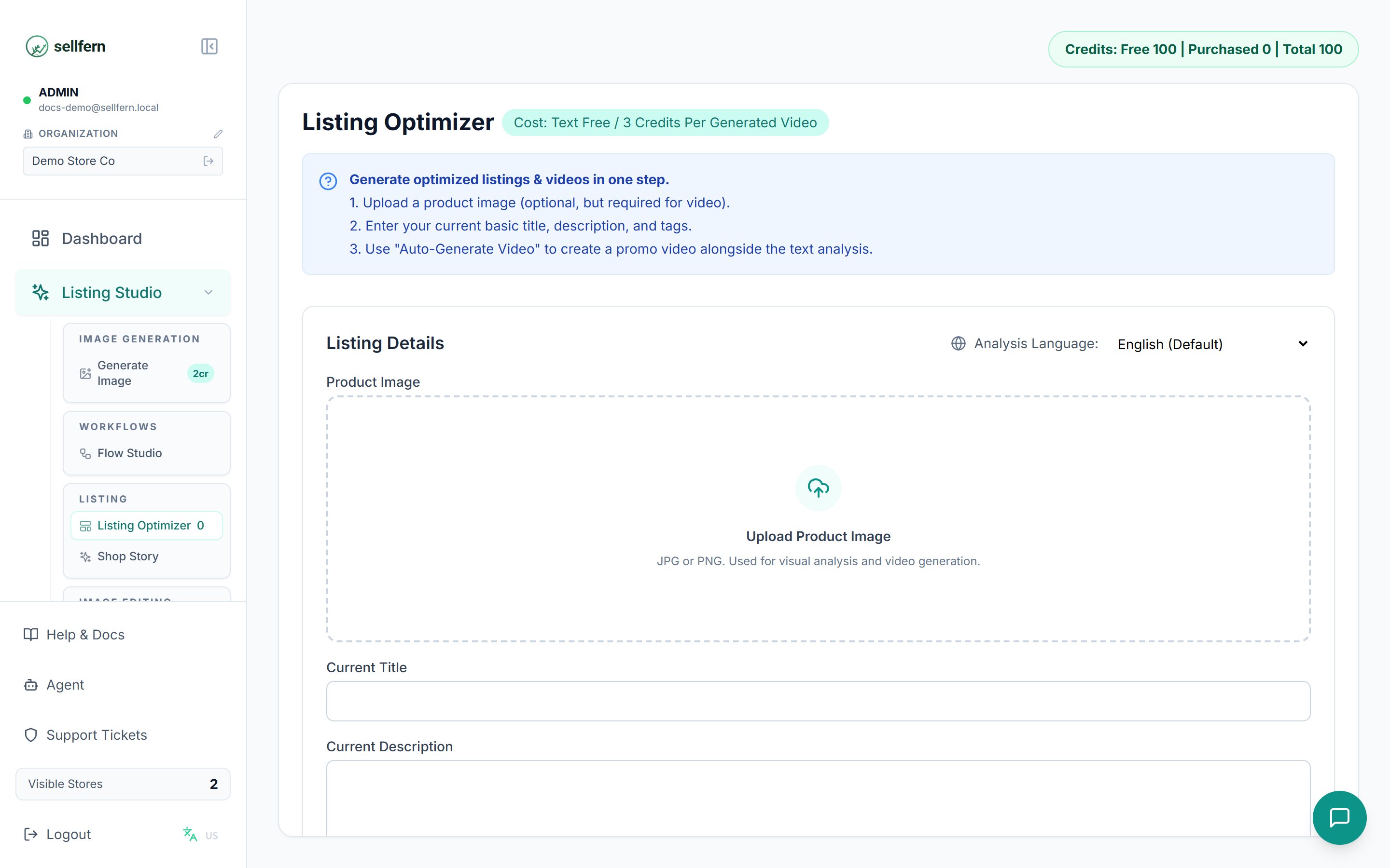 Listing Optimizer